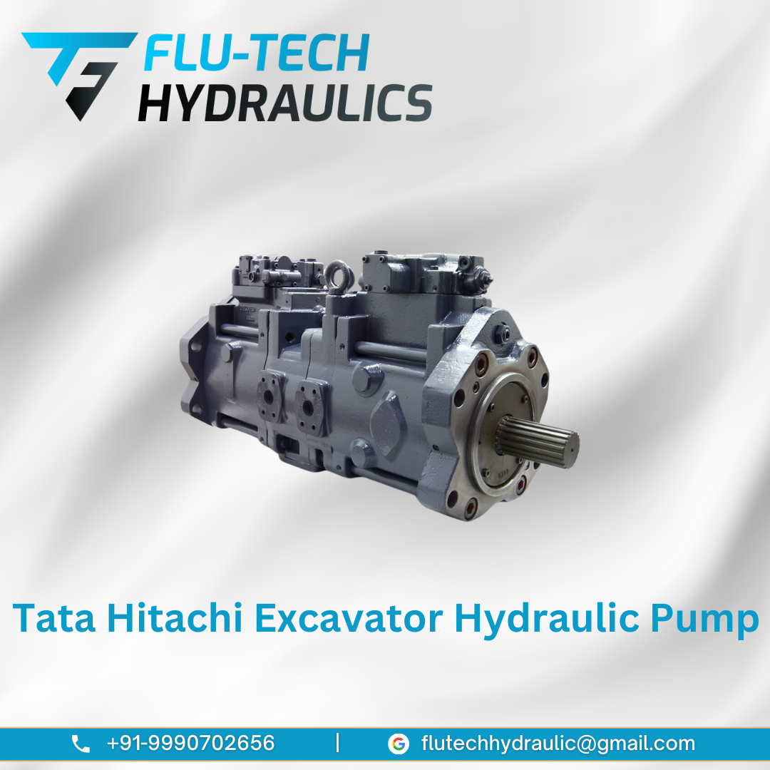 Tata Hitachi Excavator Hydraulic Pump Repair